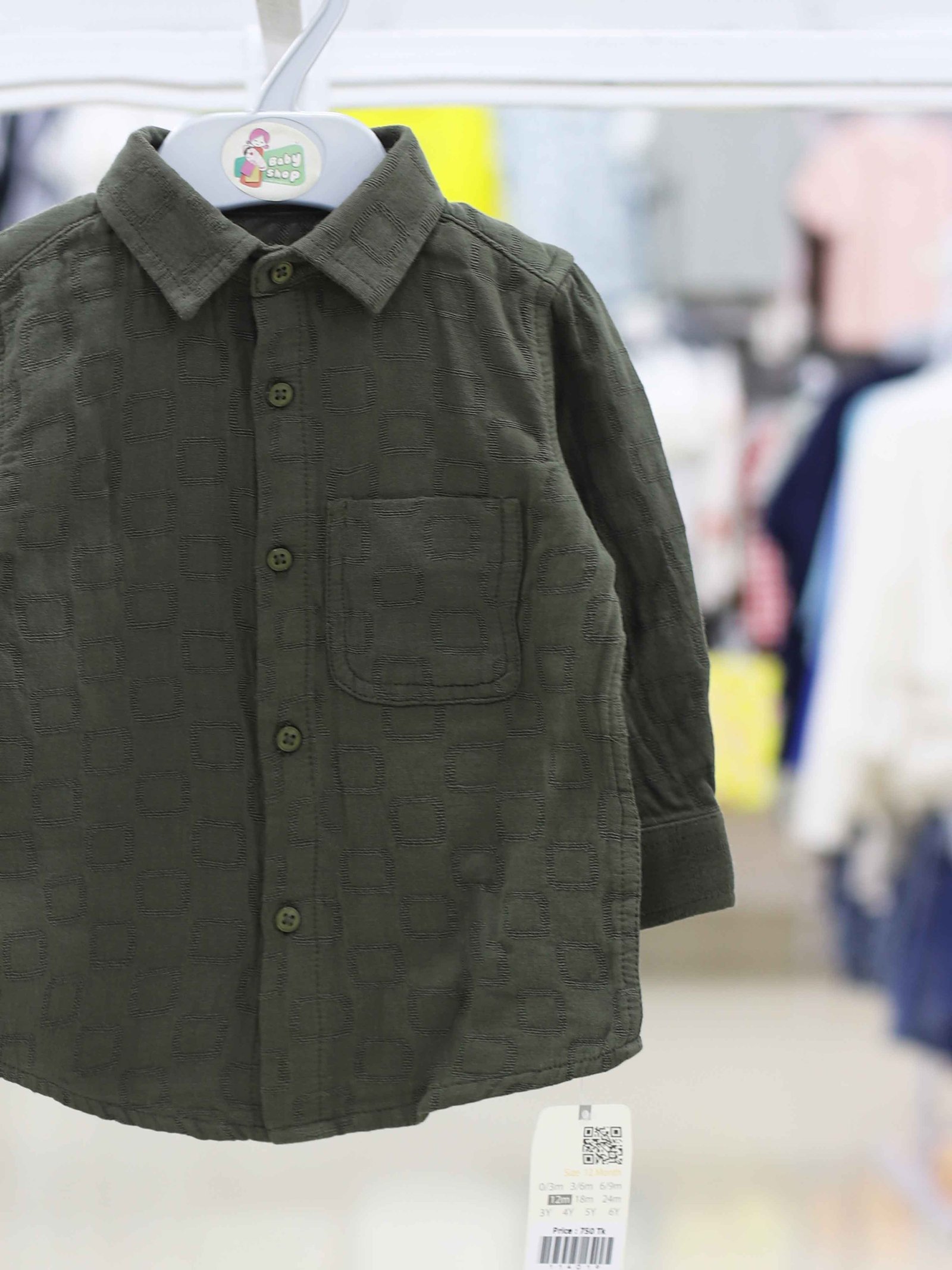 Boys Full Sleeve  Shirt ( Size-0/3 M To 15/16 Years) (114016)